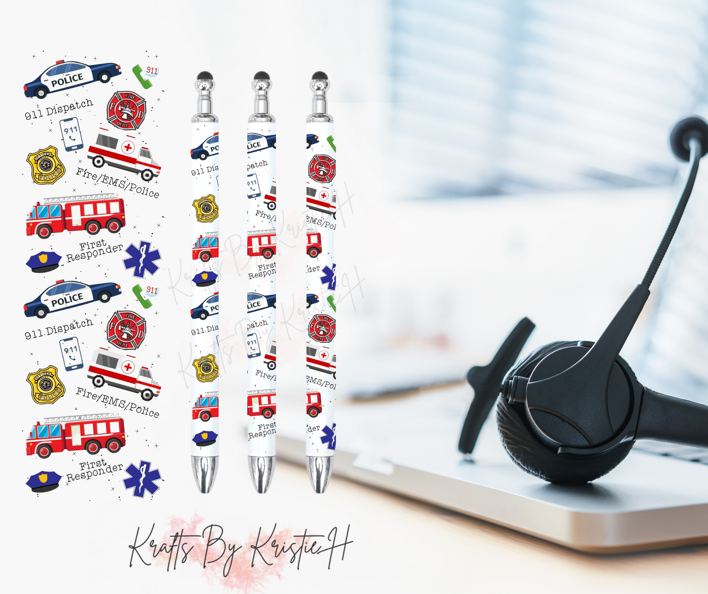 Emergency Dispatcher Custom Pen