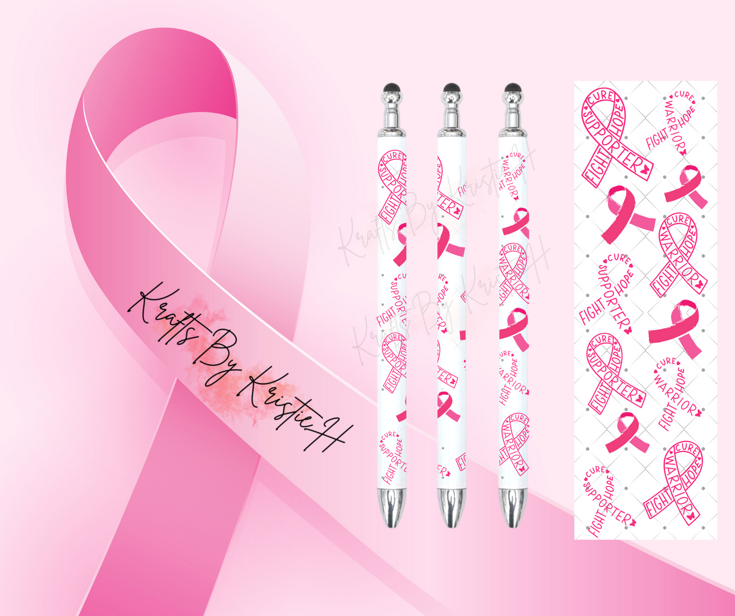 Breast Cancer Awareness Custom Pen