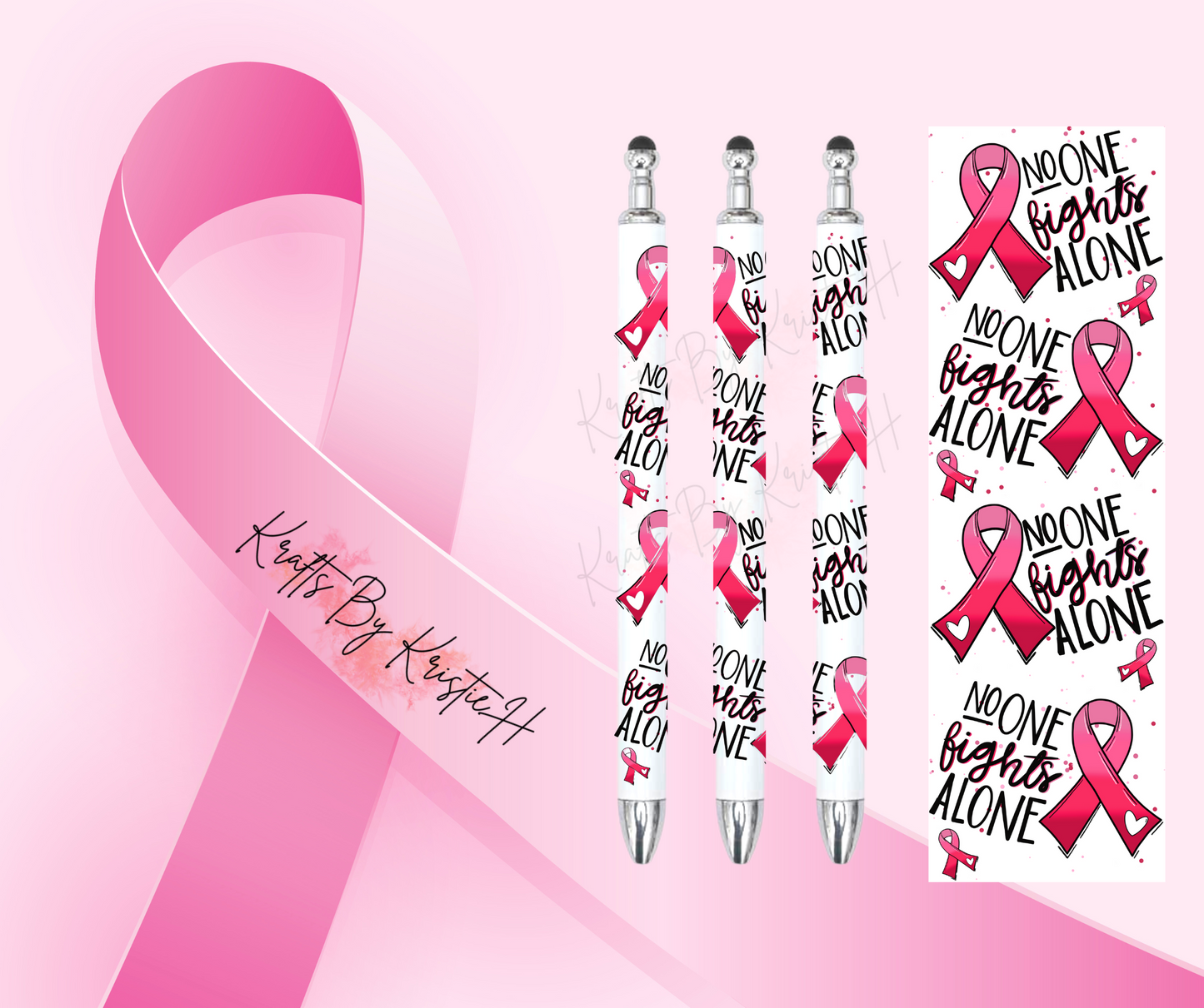 Breast Cancer Awareness Custom Pen