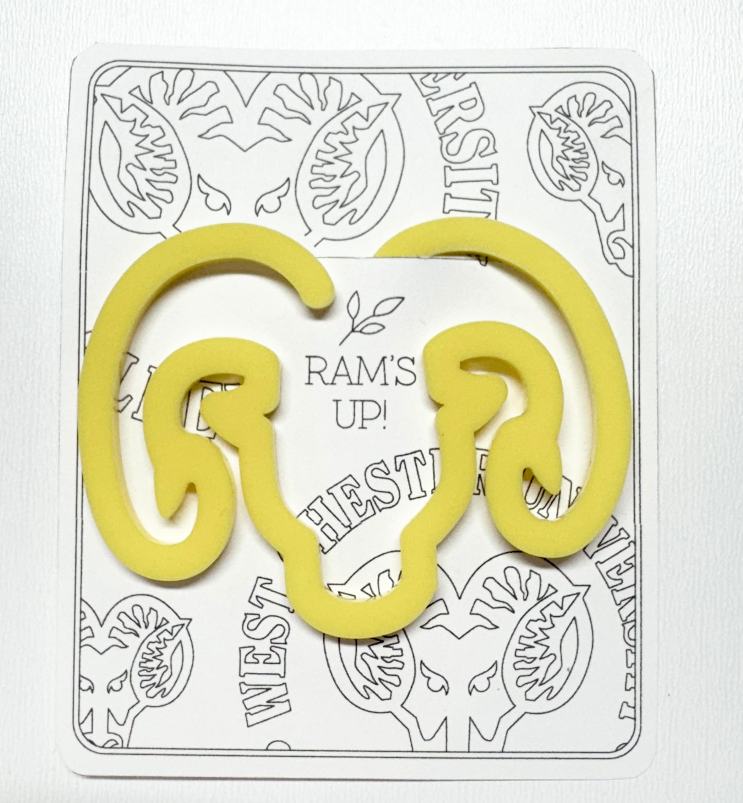WCU Ram Bookmark / Paperclip / Chip Clip