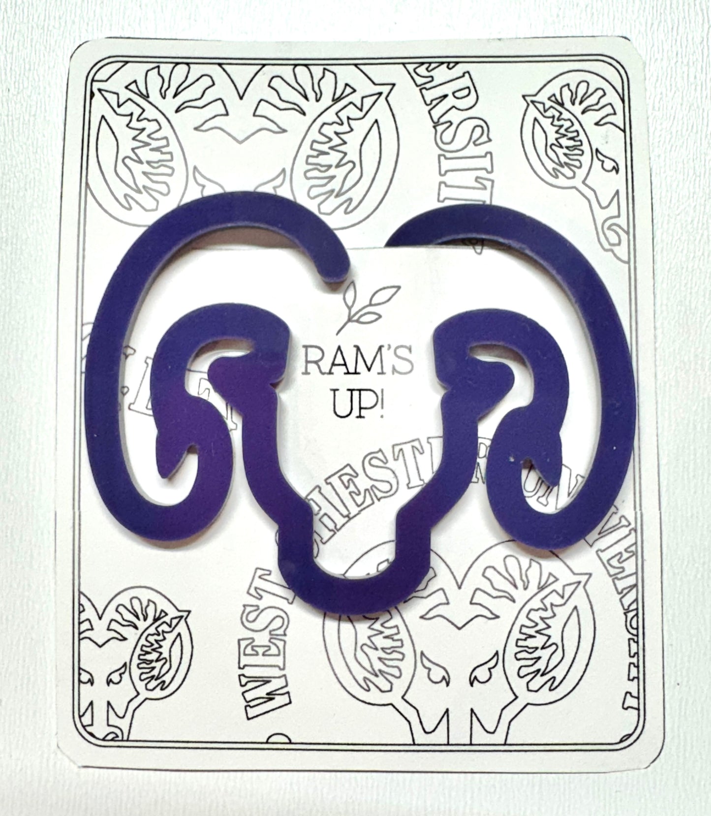 WCU Ram Bookmark / Paperclip / Chip Clip