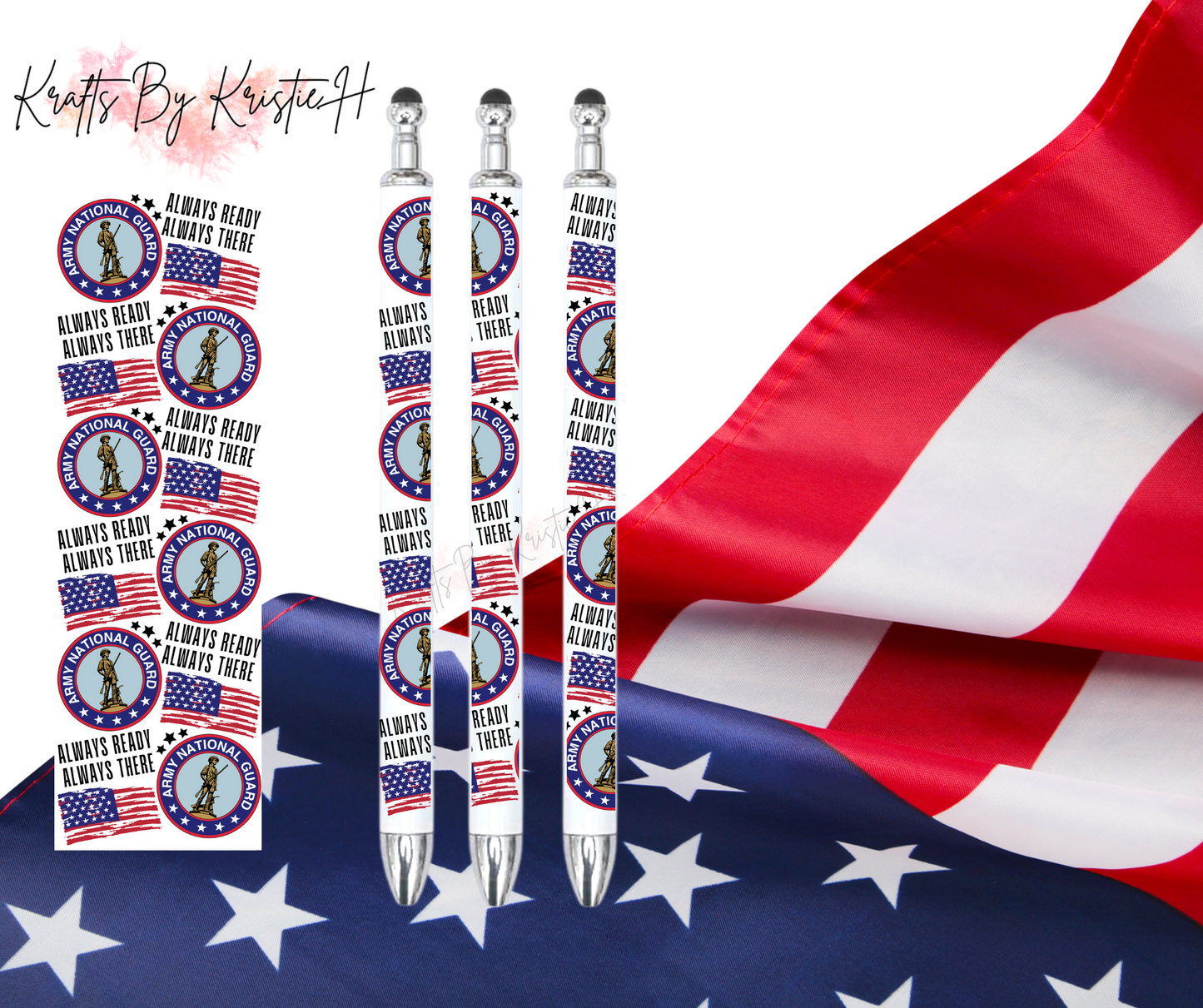 Army National Guard custom pen