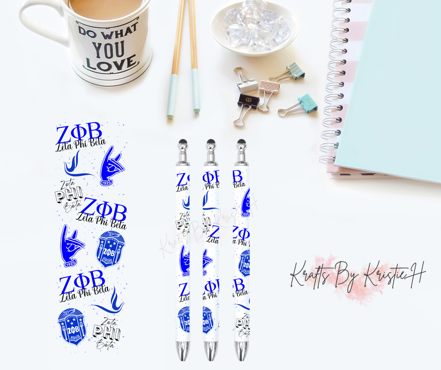 Zeta Phi Beta Sorority Pen
