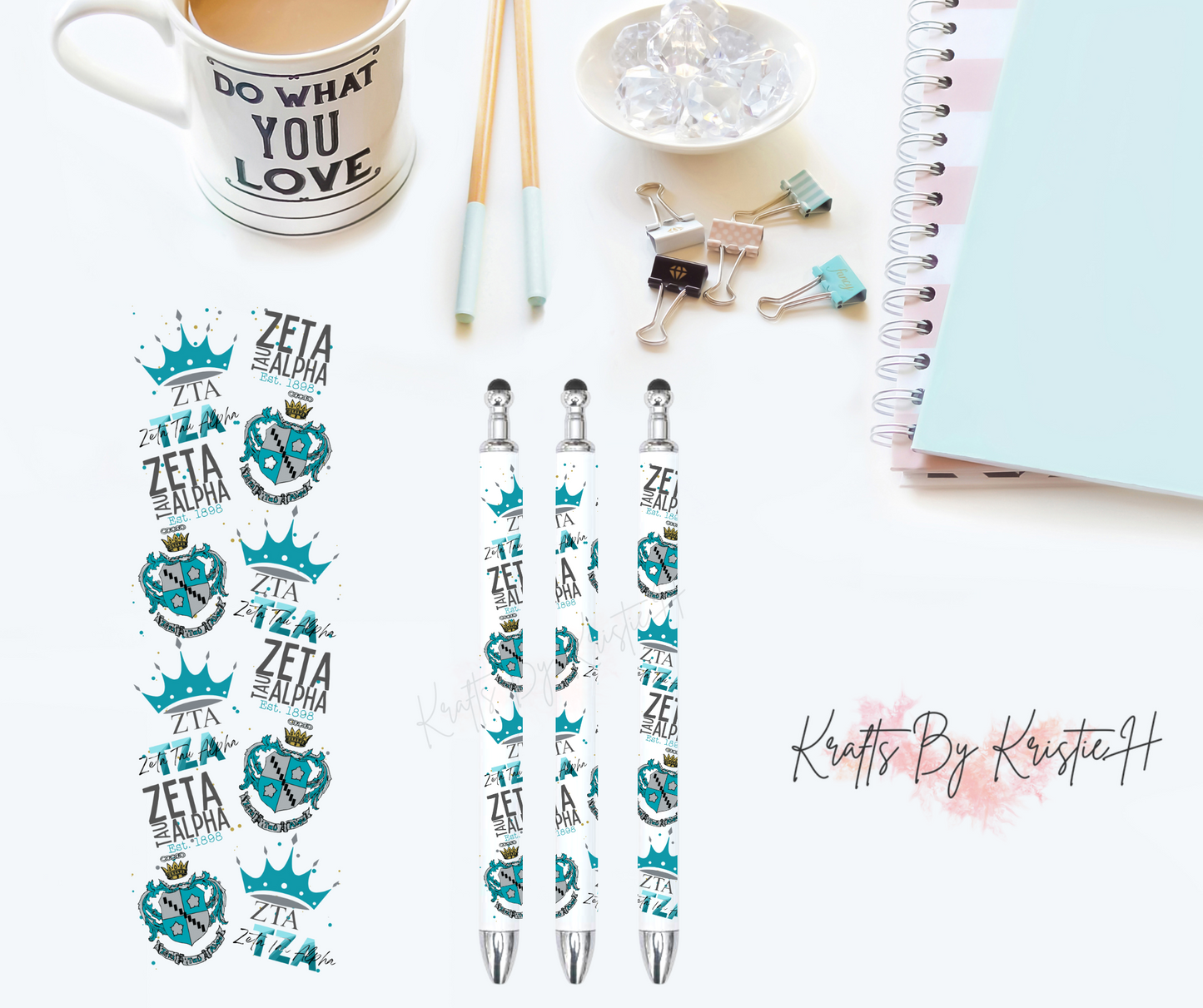 Zeta Tau Alpha Fraternity Pen