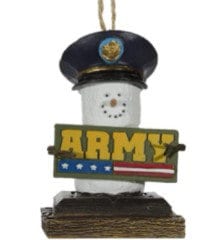 US Army S'mores Military Ornament,