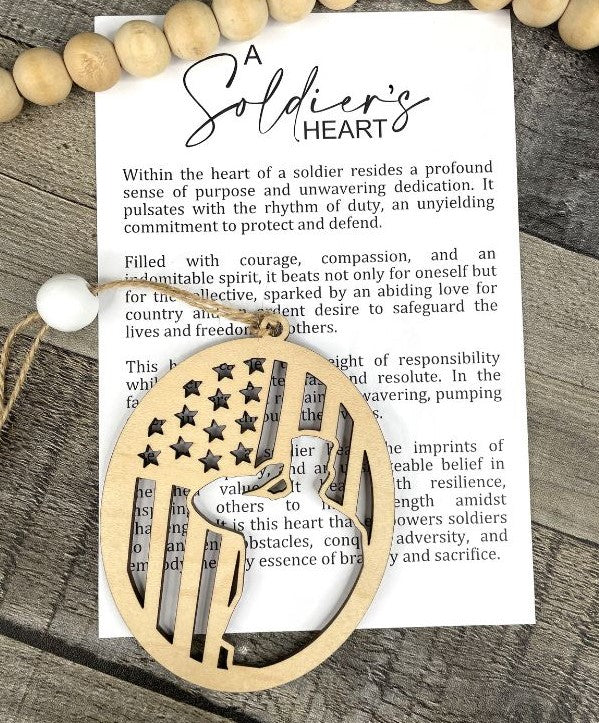 Military Story Card Ornament