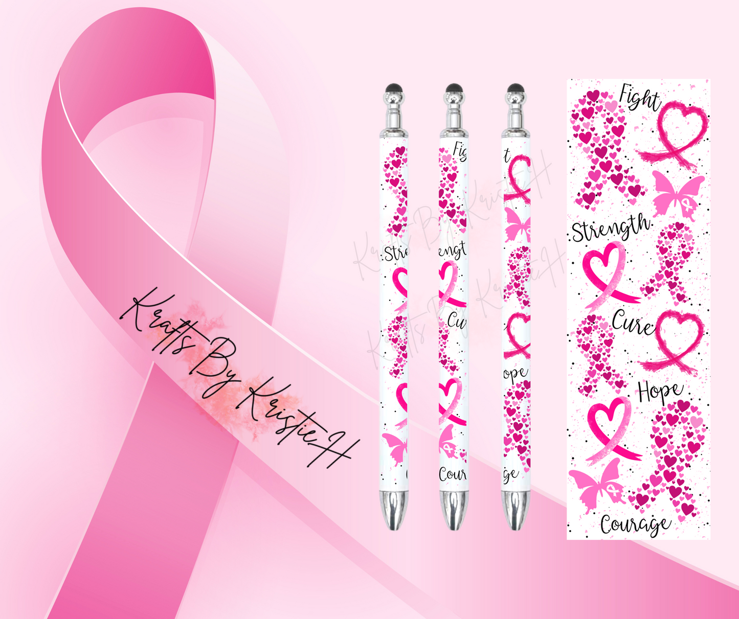 Breast Cancer Awareness Custom Pen